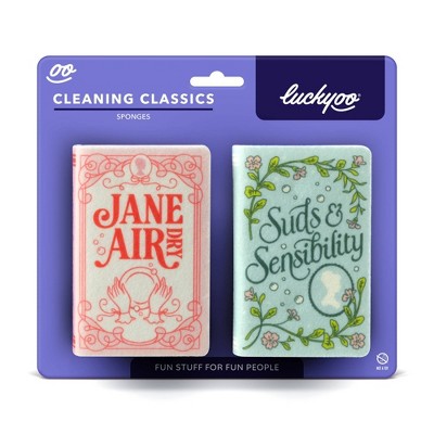 Fred & Friends 2pk Luckyoo Sponges Cleaning Classics