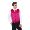 Gioberti Men's Formal 4pc Satin Vest Necktie Bowtie and Pocket Square - 3 of 3