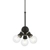 Livex Lighting Lansdale 3 - Light Pendant in  Black/Brushed Nickel - 4 of 4
