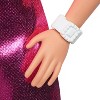 Barbie Fashionistas 11" Doll in Metallic Pink Mini Dress with Heart Cut-Out Blonde Hair - 4 of 4