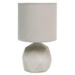 Geometric Concrete Lamp with Shade Gray - Simple Designs