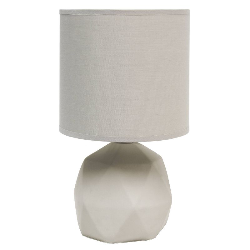Geometric Concrete Lamp with Shade - Simple Designs, 1 of 7