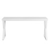 Resenkos Computer Desk, Gaming Desk,Heavy-Duty Computer Desk, 55" Simple Study Desk Writing Table,White - 3 of 3
