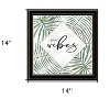 HomeRoots GOOD VIBES Black Framed Print Wall Art - 3 of 4