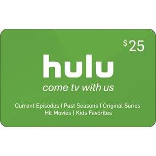 Hulu Gift Card $25 (Physical Online)