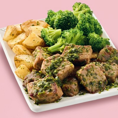 Evol Plated Meals Frozen Garlic Herb Steak & Potatoes - 10oz