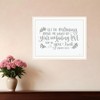 HomeRoots Your Unfailing Love White Framed Print Wall Art - 2 of 3