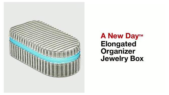 Elongated Organizer Jewelry Box - A New Day™, 2 of 5, play video
