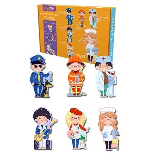 Coloring Jigsaw Kids Puzzle with 10 Markers - 1 of 1