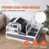 VEVOR 3-Room Tortoise House,Tortoise Habitat with Balcony & 2 Stories, Wooden Tortoise Enclosure Indoor & Outdoor with Ramp, 44" x 25.6"x 24" - 3 of 4
