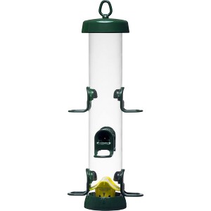 Brome Tube Solution 200 Wild Bird Feeder, 3.4 lb Capacity, Clear - 1 of 4