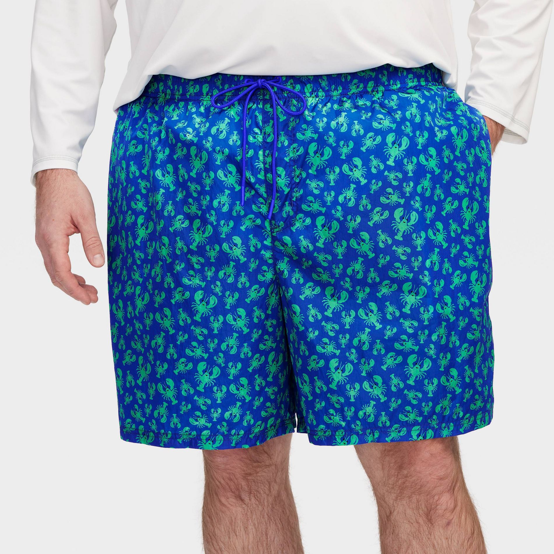 Men's Lobsters Swim Shorts Cobalt Blue - Roller Rabbit x Target 3XLT