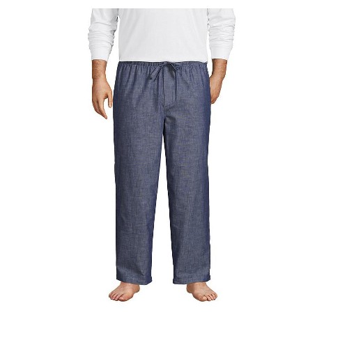 Lands' End Men's Big Poplin Pajama Pants : Target