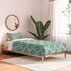 Deny Designs Twin/ Twin Extra Long Little Arrow Design Co mistletoe mint Comforter and Pillow Sham Green - 2 of 4