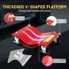 Car Dolly Set of 4, 8000 LBS Capacity Wheel Dolly, Heavy Duty Vehicle Dolly for Moving Car with 3 Inch Steel Wheels, Bolts Resist Tire Wear - 4 of 4