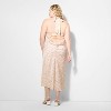 Women's Satin Maxi Tube Bodycon Dress - Wild Fable™ - 3 of 3