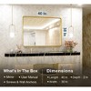 Keonjinn Framed Wall Mirror, Modern Rectangular Bathroom Vanity Mirror, Wall Mounted - 3 of 4