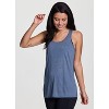 RBX Active Women's Super Soft Relaxed Fit Twist Racerback Tunic Tank Top - 4 of 4