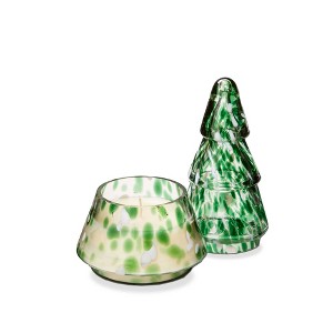 Tag Winter Bonfire Tree Candle Lg - 1 of 2