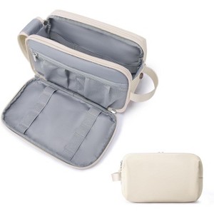 Toiletry Bag for Men, Water-resistant Dopp Kit Travel Organizer with Shaving Compartment for Toiletries - 1 of 4