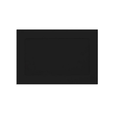 LUX Window Envelopes Midnight Black 6 x 9 inch 50/Pack FFW-69-B-50