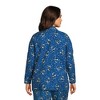 Lands' End Women's Long Sleeve Print Flannel Pajama Top - 2 of 4