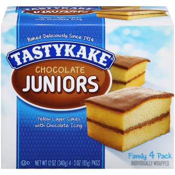 Tastykake Chocolate Junior Layer Cakes - 4ct/12oz