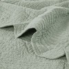 SEVOBAL Daybed Cover Set Quilted Cover Daybeds Pre-Washed Cotton Filled Coastal Bedding Scallop Edge Shams Bedskirt Pillow - 3 of 4