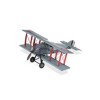 HomeRoots 5" Red and Gray Metal Hand Painted 1916 Gray Bristol F28 Fighter Plane Model Airplane - 3 of 4
