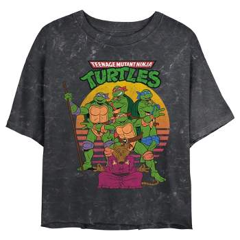 Juniors Womens Teenage Mutant Ninja Turtles Distressed Master Splinter Shot T-Shirt