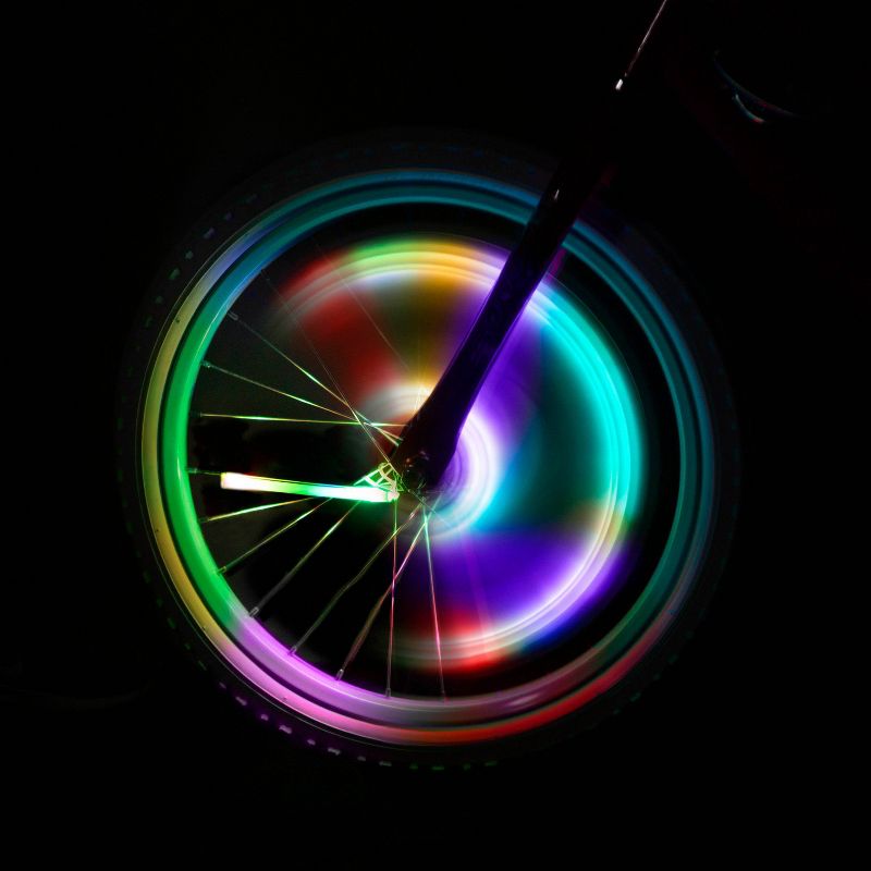Brightz Spin Morphing Bicycle Spoke Tubes LED Light, 4 of 8