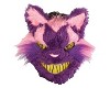 Seasonal Visions Adult Michievous Cat Costume Mask - 16 in. - Purple - 2 of 2