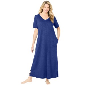 Dreams & Co. Long T-Shirt Lounger - 1 of 4