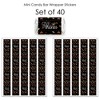 Big Dot of Happiness Give Thanks - Mini Candy Bar Wrapper Stickers - Thanksgiving Party Small Favors - 40 Count - 3 of 4
