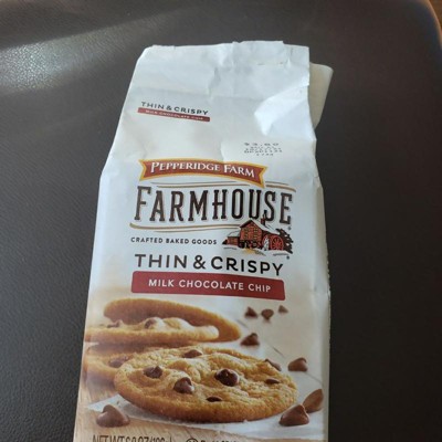 Pepperidge Farm Farmhouse Thin & Crispy Milk Chocolate Chip Cookies - 6 