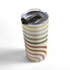 Colour Poems Bold Curvature Stripes I Travel Mug 20 oz Stainless Steel Travel Mug - Deny Designs - 2 of 4