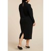 ELOQUII Cut Out Long Sleeve Midi Dress - 3 of 3