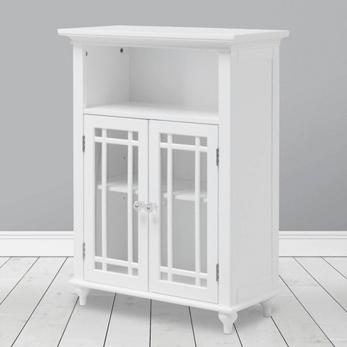 Universal Tall Clothing Storage Cabinet in White - Engineered Wood