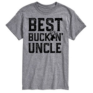 Men's - Instant Message - Best Buckin Uncle Short Sleeve Graphic T-Shirt - 1 of 4