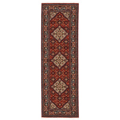 Oriental Weavers Lilihan 001C6 Red/ Blue Indoor Area Rug - 2' x 6'
