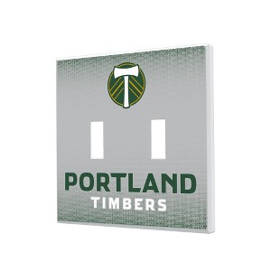 MLS Western Conference Teams Linen Hidden-Screw Light Switch Plate for Double Toggle - 1 of 4