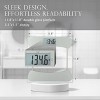 Taylor Digital Glass Bathroom Scale - Clear with Stainless Steel Accents - 2 of 4