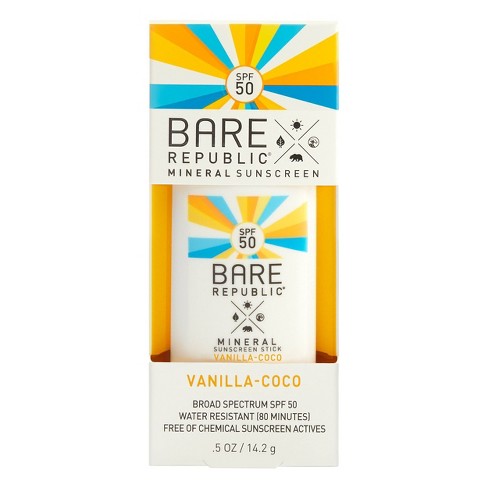 Bare Republic Mineral Sport Sunscreen Stick Spf 50 0 5oz Target