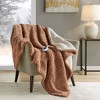 Gracie Mills Mckinley Solid Heated Faux Shearling Throw - 2 of 4