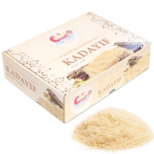 Sarah's Candy Factory Premium 17.6 OZ Dried & Shredded Kadayif (Kataifi) Fillo Dough, Kadayif Pastry Dough, Phyllo Dough for Dubai Chocolate, 1.1 Lb - 1 of 4