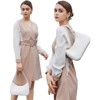 BEAFUP Women's Shoulder Bag, Cute Tote Handbag Mini Clutch Purse with Zipper Closure - PU Leather Crossbody Bag for Daily Use - 2 of 4
