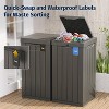 East Oak 31gal Outdoor Trash Can - 4 of 4