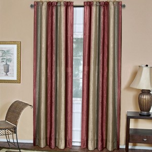 GoodGram Ombre Crushed Satin Sheer Single Window Curtains & Valances - 1 of 4