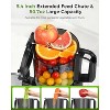 ZAFRO Juicer Machines, 5.4" Extra Wide Feed Chute Cold Press Juicer for Whole Vegetables & Fruits, High Juice Yield, Easy Clean & Install - 4 of 4