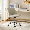 Cecilia Modern Armless Office Chair with Metal Legs|ARTFUL LIVING DESIGN - 2 of 4